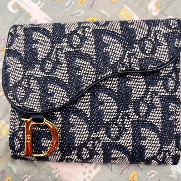 SOLD!! Christian Dior Oblique Compact Trifold - Picture 1 of 12